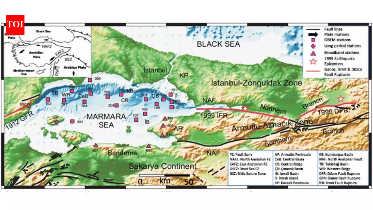 Scientists map hidden fault lines beneath the Marmara Sea that could trigger big earthquakes near Turkey | World News