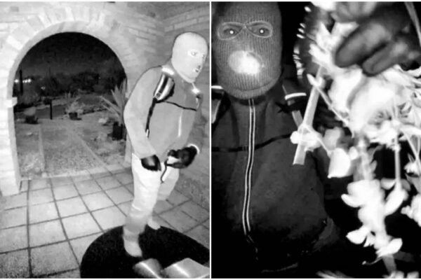 First images of Nancy Guthrie kidnapping suspect out: FBI shares chilling photos of ski-masked man tampering with camera