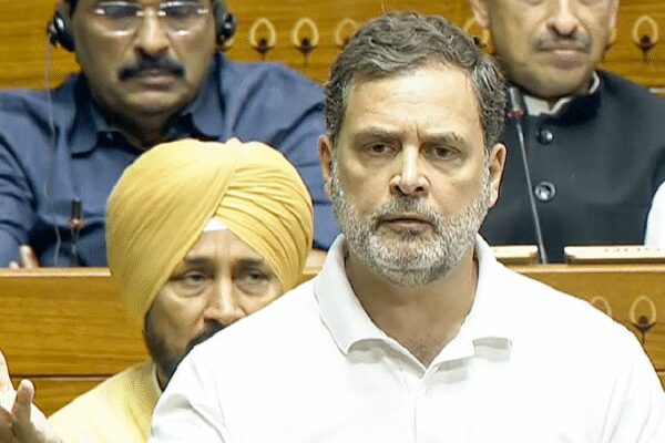 Rahul Gandhi in Lok Sabha NEW DELHI: Leader of opposition Rahul Gandhi on Wednesday launched a sharp attack on the recently signed India-US trade agreement, claiming the deal was poorly negotiated and compromised country’s interests.Speaking in the Lok Sabha, the Congress leader laid out what he described as the approach INDIA bloc would have taken while dealing with US President Donald Trump.Rahul said that India had failed to leverage its most valuable asset, its data, while negotiating with Washington.Rahul insisted that the INDIA bloc would have taken a far firmer stand with the Trump administration.“I will tell you what we would say. The first thing we would say is President Trump, the most important thing in this equation is Indian data. You want to protect your dollar? We are your friends. We appreciate you. We want to help you protect your dollar. But please remember that if you want to protect your dollar, the biggest asset that can protect your dollar is lying with the Indian people,” he said.“We would tell President Trump, if you want access to Indian data, you will have to talk to us as an equal. We would not be made equal to Pakistan. We would have told Trump: our energy security is our energy security and we are going to protect it. INDIA bloc government would have told Trump ‘we will protect our farmers,” Rahul asserted.Rahul also accused the Modi government of surrendering key digital and economic safeguards in the agreement.“If President Trump decided that the Pakistan Army Chief was going to have breakfast with him, then we would have something to say about that. Now what has happened? You’ve done a trade deal… The thing that is going to transform India in the 21st century, the thing that is going to make us a superpower in the 21st century, this is what the Modi government has done with our data. We give up control over our digital trade rules. Number two, there is no need for data localisation. Number three, free data flow to the United States. Number four, limit on digital tax. Number five, no need to disclose any source code. The finance minister is smiling. She likes to smile a lot. 20-year free tax holiday to anybody who wants it, to the big tax company. This is what you’ve done on data…” Rahul said.The Congress leader also argued that the deal would sharply increase India’s dependence on American imports while offering little in return.”For first time in history our farmers are facing a storm; you’ve opened door to crush poor farmers, no PM has ever done this. You have sold India; are you not ashamed of selling India,” he said.Gandhi alleged that the government has “sold Bharat Mata” through the India-US interim trade deal and that it was a “wholesale surrender”.”You have sold India. Are you not ashamed of selling India? You have sold our mother, Bharat Mata,” he said while referring to the trade agreement.End of ArticleFollow Us On Social MediaVideos’Soggy Poppadums’ Vs ‘Fine Tandoori’: UK Parliament Spars Over India Trade Deal As MPs Trade Charges’Entered Speaker’s Chamber And Abused Him’: Rijiju Hits Out At Congress, Slams Rahul GandhiIndia Pushback Forces White House To Rewrite Trade Deal Factsheet Claims On Tariffs, Tax, PurchasesIndia Need Not Worry About Bangladesh-US Trade Deal: Former Envoy Veena SikriTharoor Praises Parliamentary Panel Meet On India-EU, India-US Trade DealsCongress Moves No-Trust Motion Against Om Birla; Lamborghini CCTV Contradicts Tobacco Tycoon’s Claim‘Not To Get Involved In Political Game’: EU Launches Mission For Bangladesh 2026 PollsNo-Confidence Against Lok Sabha Speaker Om Birla Explained: Process, Rules And Numbers In ParliamentDays Before Bangladesh Elections, Another Hindu Businessman Killed, Fears Rise Over Minority SafetyOpposition targets LS Speaker with no-confidence motion — rules, process & numbers – Explained123PhotostoriesWhat did the Indian Railways’ menu look like in the 1990s?Fed up at work? 5 sarcastic resignation letters for a mic-drop exitHard water effects on skin: Signs your tap water is causing facial acneWhite menace returns: Yamuna froths again in DelhiInside the world’s most guarded museums: 5 priceless paintings on public displayFeeling lost in life? 5 powerful ways to discover your true soul purposePresident Droupadi Murmu treated the Seychelles President with an exotic coastal Indian menu from 5 states: Look what was served on the menuFrom Rashtrapati Bhavan to Parliament: See who all Sachin Tendulkar invited to son Arjun’s wedding’Birds of Prey,’ ‘Suicide Squad,’ ‘Babylon’: Margot Robbie movies streaming now on Indian OTT platformsHow to make Mushroom Do Pyaza for lunch at home123Hot PicksMumbai Mayor SelectionGold Silver PricesParliament Budget SessionTelangana Municipal ElectionsIncome Tax CalculatorPublic holidays February 2026Bank Holidays februaryTop TrendingAndre Grey and Leigh Anne Net WorthScott NiedermayerBengaluru Techie MurderMM NaravaneKhwaja AsifBengaluru Businessman Bank Account HackedKiren RijijuHind Al OwaisBOB Assistant Admit CardKevin Durant