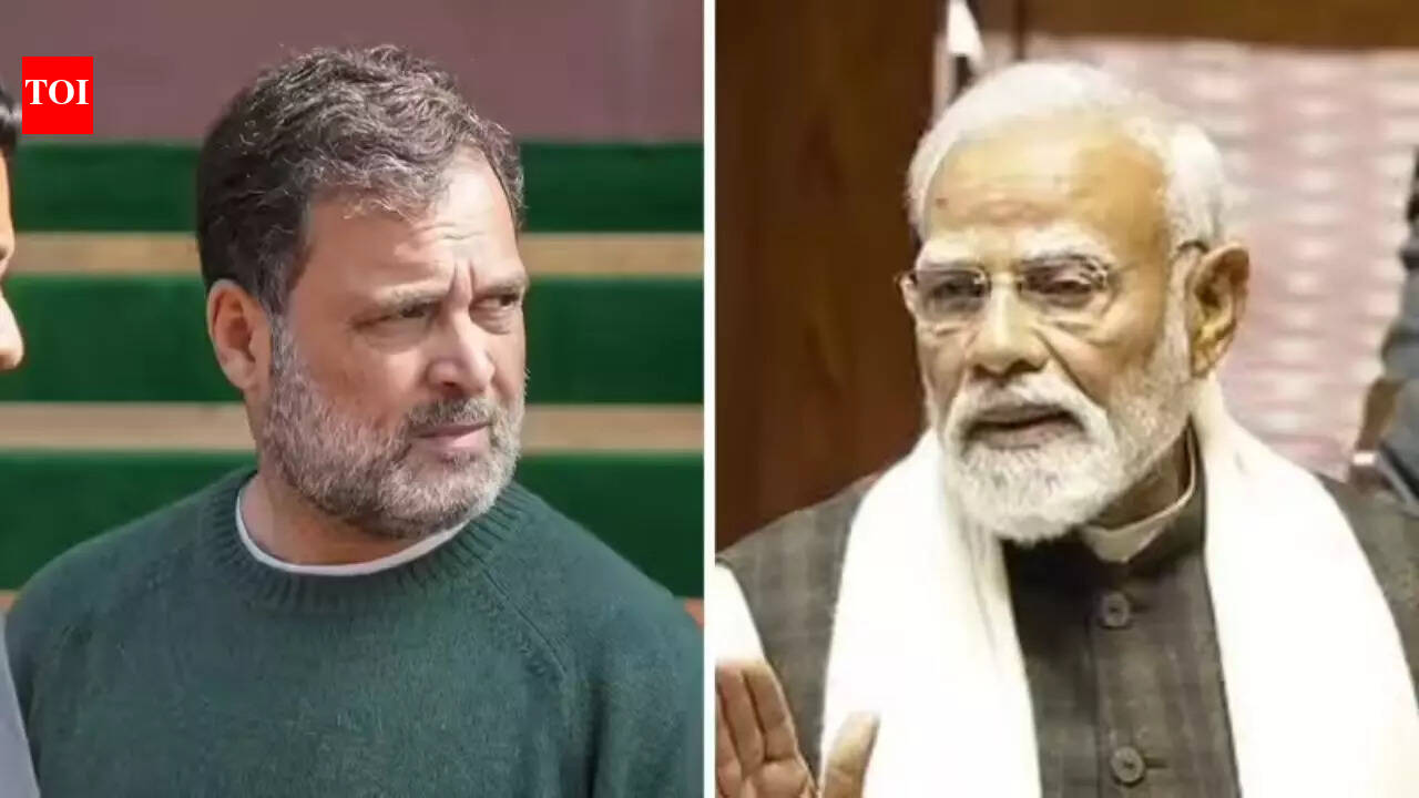 NEW DELHI: BJP on Wednesday fully matched Rahul Gandhi’s aggression on the floor of Lok Sabha, terming his allegation about govt selling out the national interest in the trade agreement with the US a blatant lie, painting him as a leader filled with bitterness and hatred who would go to any extent to harm the country in his attempt to target the ruling alliance. Hitting out at Rahul, finance minister Nirmala Sitharaman said it was Congress govt which surrendered India’s interest before international organisations, including WTO, and “sold” the interest of the poor and farmers. She said the UPA govt had compromised the interest of farmers at Bali on agriculture, and had agreed to the trade facilitation deal, without securing India’s interests. She also referred to the Sharm el-Sheikh Joint Statement and accused the Manmohan Singh govt of diluting India’s position on sovereignty and security in its engagement with Pakistan. Reacting angrily to Rahul’s “sellout” charge against PM Narendra Modi, parliamentary affairs minister Kiren Rijiju said no “mai ka laal’ has the audacity to do so and lauded Modi as India’s strongest PM. Rijiju, who stood up to challenge Rahul’s charges against govt and dared him to authenticate his claims, also said that a privilege motion may be brought against the Congress leader for making false allegations. “You are levelling serious charges without any proof. You are making wild allegations. Please make substantive points,” he said. BJP, in any case, would not have let Rahul’s claims go unchallenged. But on Tuesday, it was enthused by a “fact-sheet” issued by the Trump administration which showed that India got better terms than what the bilateral statement suggested. Information and broadcasting minister Ashwini Vaishnav took on Rahul for claiming the deal had compromised the ownership of data, saying it was protected under a strong legal regime. Former Anurag Thakur said in Lok Sabha that successive electoral losses had filled Gandhi with hatred. “He hates parliamentary rules, he hates the Speaker, he hates constitutional institutions, he hates the PM and now he has started hating India.” Thakur alleged that it is Rahul, who accused govt of caving in to the US pressure, who is guided by “visible and invisible” foreign players working against India. Rahul raised the issue of “vote chori (vote theft)” whereas the reality is that the people have stopped voting for thieves, he said. BJP chief spokesperson Anil Baluni offered pointed rebuttal to Rahul’s allegations, accusing him of misquoting and misinterpreting documents, including the budget and agreement with the US, to mislead Parliament and the country. “Rahul has once again chosen theatrics over truth. Deliberately misrepresenting the budget weakens democratic debate and disrespects the intelligence of the people of India,” he said on X.End of ArticleFollow Us On Social MediaVideos‘GST After Death?’ Sitharaman Takes Dig at TMC During Budget ReplyRespect One, Call Another Traitor? Sitharaman Exposes Rahul’s Double StandardsBaloch Leader Akhtar Mengal Stuns Pakistan, Says Balochistan’s ‘Separation Is The Only Option Now”Modi Sold Bharat Mata’: Rahul Blasts Centre Over India-US Trade Deal, Govt hits back’India A Priority, No Second Class Citizen’: Jamaat Chief’s Big Statement Before Key Bangladesh VoteBangladesh Elections 2026: Key Players and Why India, China & Pakistan Are WatchingEntertainment Value Or Evidence? Hardeep Puri Blasts Rahul Gandhi’s ‘Buffoonery’ On Epstein FilesMuhammad Yunus Assures Smooth Handover Ahead Of Bangladesh’s First Elections After Hasina Exit”If You Had Taken My Advice” Jagdambika Pal Responds To Rahul Gandhi’s Ex-Congress Jab“Will Move Privilege Notice Against Rahul Gandhi”: BJP Slams Rahul Over ‘Baseless Allegations’123PhotostoriesFrom Ranveer Singh to Randeep Hooda: Bollywood stars who were gifted handwritten letters by Amitabh Bachchan6 Vastu-recommended paintings you should have in your home to attract wealth and prosperityExclusive – Kanika Mann on bagging Naagin 7, playing a negative role and comparisons with Priyanka Chahar Choudhary; says ‘I am open to it’18 must-try coffee drinks from around the world5 real estate hotspots in Surat, Gujarat driving property demand5 fire safety measures every residential building must have5 heartfelt romance dramas on Peacock that are a must-watch ahead of Valentine’s DayKerala Assembly polls 2026: PM Modi kick starts BJP’s campaign with launch of several development projects260 million Indians consume tobacco, 14–16% drink alcohol: The preventable crisis behind over 1.3 million deaths in the country6 successful conservation stories from India, and why they are such great news123Hot PicksMumbai Mayor SelectionGold Silver PricesParliament Budget SessionBharat BandhIncome Tax CalculatorPublic holidays February 2026Bank Holidays februaryTop TrendingAll American ShowTravis KelceJuraj SlafkovskyLeBron JamesElvis MerzlikinsMilano CortinaKayla NicoleJulia SimonClash Royale ControversyPuka Nacua