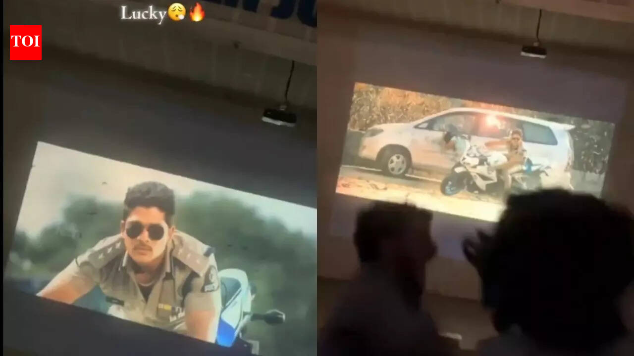 ‘Lucky’: Allu Arjun wave hits Kerala; College students celebrate ‘Mallu’ Arjun’s film
