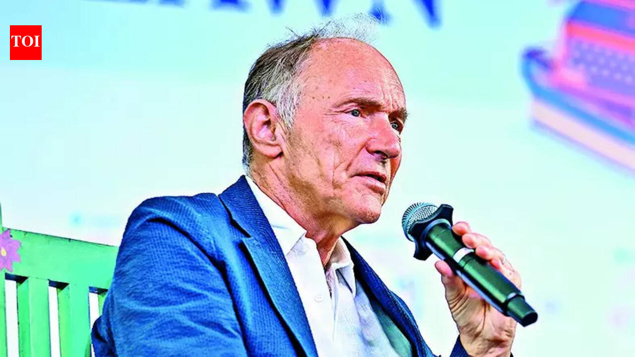 ‘Must be universal’, P 5 Artificial intelligence has an exciting role to play in fields like drug discovery, scientific progress and disease treatment. But given the pace at which it is evolving, there is a real prospect of AI becoming more powerful than its creator, warns Tim Berners-Lee, British computer scientist and inventor of the World Wide Web. Humanity will have to figure out to how deal with super intelligence, says Berners-Lee, striking a note of caution at a time when companies and govts seem to be in a race to develop AI without really thinking through the consequences. ‘Biggest AI Summit’: Ashwini Vaishnaw Says India AI Impact Summit Getting ‘Phenomenal Response’ Speaking to Jaya Bhattacharji Rose, Berners-Lee described ChatGPT as a “phase change”, which surprised him with its conversational power. He emphasised that the critical question is who an AI works for. He argued for assistants that serve the user’s best interests – analogous to a doctor’s duty – rather than corporate incentives. He connected this to his Solid project and his company’s work on user-controlled data “pods”, aiming to restore agency by letting individuals control and selectively share their personal data, including in child-safe configurations with parental oversight.Berners-Lee also contrasted the early web’s democratic spirit with today’s platform-dominated experience. In the beginning, individuals could publish their own websites and participate on equal footing with major institutions.End of ArticleFollow Us On Social MediaVideosLower 18% Tariff To Give ‘Competitive Edge’ To Indian Agri Exports To US: APEDA‘GST After Death?’ Sitharaman Takes Dig at TMC During Budget ReplyRespect One, Call Another Traitor? Sitharaman Exposes Rahul’s Double StandardsBaloch Leader Akhtar Mengal Stuns Pakistan, Says Balochistan’s ‘Separation Is The Only Option Now”Modi Sold Bharat Mata’: Rahul Blasts Centre Over India-US Trade Deal, Govt hits back’India A Priority, No Second Class Citizen’: Jamaat Chief’s Big Statement Before Key Bangladesh VoteBangladesh Elections 2026: Key Players and Why India, China & Pakistan Are WatchingEntertainment Value Or Evidence? Hardeep Puri Blasts Rahul Gandhi’s ‘Buffoonery’ On Epstein FilesMuhammad Yunus Assures Smooth Handover Ahead Of Bangladesh’s First Elections After Hasina Exit”If You Had Taken My Advice” Jagdambika Pal Responds To Rahul Gandhi’s Ex-Congress Jab123Photostories8 herbs you can grow on a windowsill for cooking and décor10 royal baby names that never go out of styleFrom Ranveer Singh to Randeep Hooda: Bollywood stars who were gifted handwritten letters by Amitabh Bachchan6 Vastu-recommended paintings you should have in your home to attract wealth and prosperityExclusive – Kanika Mann on bagging Naagin 7, playing a negative role and comparisons with Priyanka Chahar Choudhary; says ‘I am open to it’18 must-try coffee drinks from around the world5 real estate hotspots in Surat, Gujarat driving property demand5 fire safety measures every residential building must have5 heartfelt romance dramas on Peacock that are a must-watch ahead of Valentine’s DayKerala Assembly polls 2026: PM Modi kick starts BJP’s campaign with launch of several development projects123Hot PicksBharat bandh todayGold Silver PricesBangladesh Elections 2026Bharat BandhIncome Tax CalculatorPublic holidays February 2026Bank Holidays februaryTop TrendingAll American ShowTravis KelceJuraj SlafkovskyLeBron JamesElvis MerzlikinsMilano CortinaKayla NicoleJulia SimonClash Royale ControversyPuka Nacua