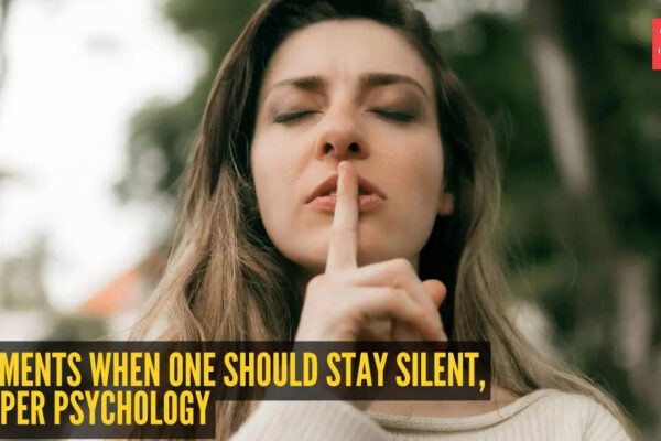 5 moments when one should stay silent, as per psychology