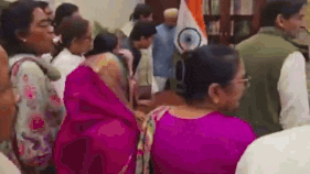 NEW DELHI: Union parliamentary affairs minister Kiren Rijiju on Thursday released a video clip that he claimed was recorded by a Congress MP inside the chamber of Lok Sabha Speaker Om Birla.Reiterating earlier allegations, Rijiju accused Congress MPs of barging into the Speaker’s chamber, misbehaving with him and using abusive language.”This is the illegal video clip taken by a Congress MP when 20-25 Congress MPs entered the Chamber of Hon’ble Speaker, abused him and threatened Honb’le Prime Minister. Our party believes in debate & discussion and never encourage MPs to threaten physically,” Rijiju said in a post on X.The remark comes a day after Rijiju remarks from a day earlier, when he alleged that a group of Congress MPs had entered the Speaker’s chamber and behaved in an unruly manner.“At least 20-25 Congress MPs entered the Lok Sabha Speaker’s chamber and abused him. I was also there. The Speaker is a very soft person, otherwise strict actions would have been taken. Senior Congress leaders, including Priyanka Gandhi Vadra and KC Venugopal, were also present inside, and they were encouraging them to fight,” Rijiju told reporters.“They went to the Speaker’s chamber and abused him, said bad things. Then the Speaker gave a ruling, which was not followed and then Rahul Gandhi said that he does not need anyone’s permission to speak. He will speak as per his wish, without any rules… Unless permission is given by the Chair, members cannot speak in the House. Even the Prime Minister will speak only with the permission of the Chair. Everyone speaks only with permission,” he added.The allegations have surfaced amid a deepening confrontation between the government and the opposition in Parliament. Earlier this week, opposition parties submitted a notice seeking the removal of Om Birla as Lok Sabha Speaker, accusing him of acting in a “blatantly partisan” manner. Opposition leaders have also alleged that Birla made “false claims” against Congress MPs after he referred to certain “unexpected action” in the Lok Sabha and requested Prime Minister Narendra Modi not to come to the House to reply to the Motion of Thanks on the President’s Address.The BJP has strongly rejected the opposition’s move against the Speaker, calling it an attempt to weaken parliamentary institutions.Earlier, Rijiju had claimed that tensions in the Lok Sabha could have spiralled further if BJP MPs had confronted Congress members on the day the Prime Minister was scheduled to respond to the debate.He also shared video footage from the February 4 proceedings, which showed women MPs from the Opposition moving towards the treasury benches during heated exchanges. Rijiju questioned the conduct and accused the opposition of disrupting parliamentary proceedings in an unprecedented manner.According to the minister, BJP and NDA MPs were “very angry” over the behaviour of Congress members but chose to maintain restraint.Parliament has faced several disruptionssince February 2 after Congress leader Rahul Gandhi was prevented by the Chair from quoting an article based on excerpts from former Army chief M M Naravane’s “unpublished memoir”.The situation escalated on February 4, when Prime Minister was unable to reply to the Motion of Thanks amid opposition protests. The motion was passed on February 5 without the customary prime ministerial reply. The Speaker read out the motion, which was approved by voice vote amid continued sloganeering by Opposition MPs.About the AuthorTOI News DeskThe TOI News Desk comprises a dedicated and tireless team of journalists who operate around the clock to deliver the most current and comprehensive news and updates to the readers of The Times of India worldwide. With an unwavering commitment to excellence in journalism, our team is at the forefront of gathering, verifying, and presenting breaking news, in-depth analysis, and insightful reports on a wide range of topics. The TOI News Desk is your trusted source for staying informed and connected to the ever-evolving global landscape, ensuring that our readers are equipped with the latest developments that matter most.”Read MoreEnd of ArticleFollow Us On Social MediaVideosIndia Reducing Russian Oil Trade: Trump’s Aide Claims At Key US Hearing, Moscow Calls Out Washington’Decades Of Trust Undone’: US Congress Blasts Trump On India, Quad Ties, Wants Sergio Gor To TestifyDid India Attack Kirana Hills In Pakistan? IAF Vice Chief Clarifies Op Sindoor Terror TargetsTrump Calls India-US Trade Deal ‘Historic’, Says FTA To Increase Coal Exports ‘Dramatically’Lower 18% Tariff To Give ‘Competitive Edge’ To Indian Agri Exports To US: APEDA‘GST After Death?’ Sitharaman Takes Dig at TMC During Budget ReplyRespect One, Call Another Traitor? Sitharaman Exposes Rahul’s Double StandardsBaloch Leader Akhtar Mengal Stuns Pakistan, Says Balochistan’s ‘Separation Is The Only Option Now”Modi Sold Bharat Mata’: Rahul Blasts Centre Over India-US Trade Deal, Govt hits back’India A Priority, No Second Class Citizen’: Jamaat Chief’s Big Statement Before Key Bangladesh Vote123PhotostoriesValentine’s Day 2026: How to make Red Velvet Cake in a pressure cooker7 signs you might be an empath and why it’s not a weakness8 herbs you can grow on a windowsill for cooking and décor10 royal baby names that never go out of styleFrom Ranveer Singh to Randeep Hooda: Bollywood stars who were gifted handwritten letters by Amitabh Bachchan6 Vastu-recommended paintings you should have in your home to attract wealth and prosperityExclusive – Kanika Mann on bagging Naagin 7, playing a negative role and comparisons with Priyanka Chahar Choudhary; says ‘I am open to it’18 must-try coffee drinks from around the world5 real estate hotspots in Surat, Gujarat driving property demand5 fire safety measures every residential building must have123Hot PicksBharat bandh todayGold Silver PricesBangladesh Elections 2026Bharat BandhIncome Tax CalculatorPublic holidays February 2026Bank Holidays februaryTop TrendingAll American ShowTravis KelceJuraj SlafkovskyLeBron JamesElvis MerzlikinsMilano CortinaKayla NicoleJulia SimonClash Royale ControversyPuka Nacua