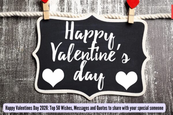 Happy Valentine’s Day 2026: Top 50 Wishes, Messages and Quotes to share with your special someone