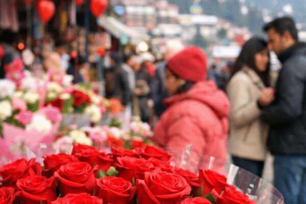 Rose rush ahead of Valentine Day 2026: Red romance runs high as prices reach Rs 100 apiece in Shimla