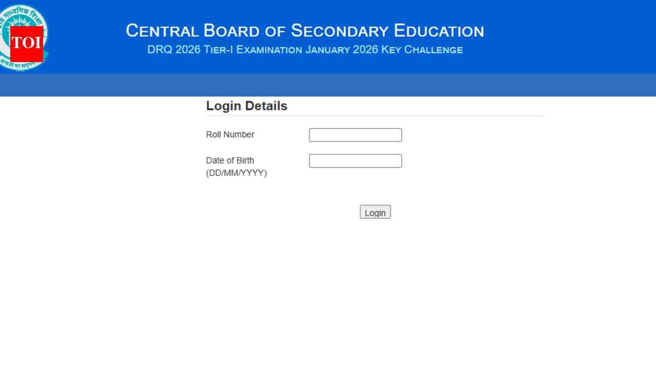 CBSE Recruitment Answer Key 2026: Objection window opens, direct link to challenge here