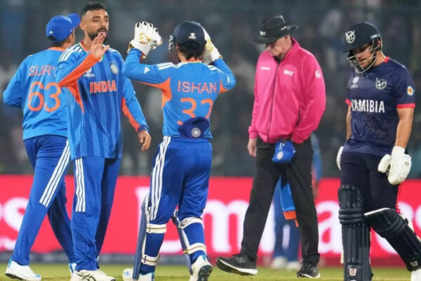 India crush Namibia by 93 runs in Delhi; register biggest victory by runs in T20 World Cup