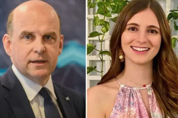 Major row over Britain’s Nato envoy Angus Lapsley bringing intern girlfriend, half his age, to official residence: ‘They are not hiding it’