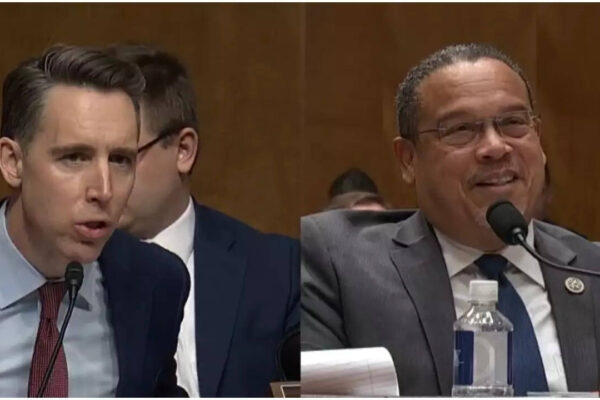 ‘You should resign’: Shouting match erupts between Josh Hawley and Keith Ellison over fraud probe