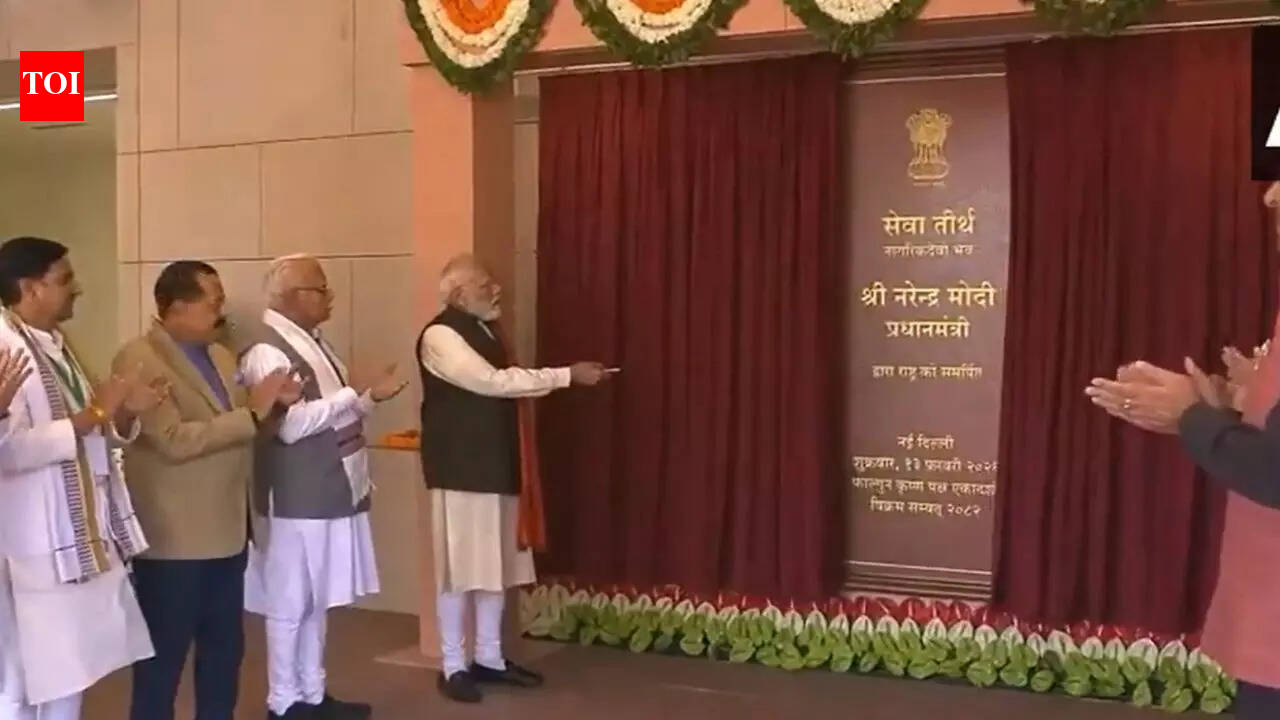 PMO has a new address: PM Modi unveils ‘Seva Teerth’