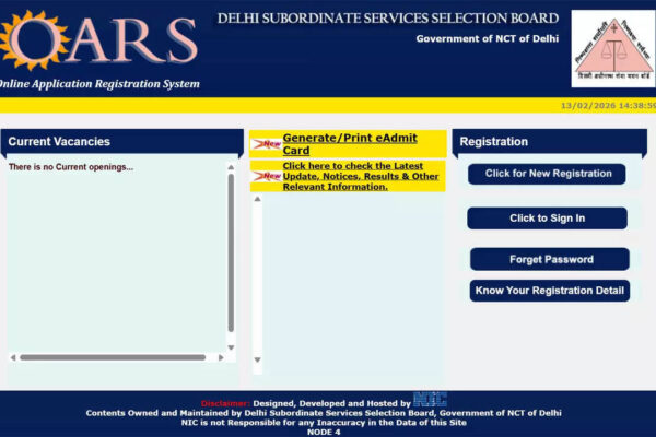 DSSSB PRT Admit Card 2026 out at dsssbonline.nic.in; here’s how to download