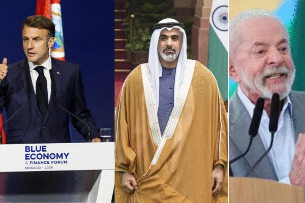 French President Emmanuel Macron, Crown Prince of Abu DhabiSheikh Khaled bin Mohamed bin Zayed Al Nahyan and Brazil President Lula Da Silva (Images/Agencies)  NEW DELHI: The Ministry of External Affairs (MEA) on Friday released the list of countries whose leaders will attend the India–AI Impact Summit 2026, to be held in the national capital next week.The summit, hosted at the invitation of Prime Minister Narendra Modi, is being positioned as the first major global AI gathering in the Global South. ‘Biggest AI Summit’: Ashwini Vaishnaw Says India AI Impact Summit Getting ‘Phenomenal Response’ The India AI Impact Summit 2026 will take place from February 16 to 20 at Bharat Mandapam in New Delhi. Leaders, ministers, global CEOs and representatives of international organisations are expected to deliberate on the future of artificial intelligence, its economic impact and governance frameworks.Leaders attending the summitAccording to the MEA, the following leaders are scheduled to participate:Bhutan – Tshering Tobgay, Prime MinisterBolivia – Edmand Lara Montano, Vice PresidentBrazil – Luiz Inácio Lula da Silva, PresidentCroatia – Andrej Plenković, Prime MinisterEstonia – Alar Karis, PresidentFinland – Petteri Orpo, Prime MinisterFrance – Emmanuel Macron, PresidentGreece – Kyriakos Mitsotakis, Prime MinisterGuyana – Dr Bharrat Jagdeo, Vice PresidentKazakhstan – Olzhas Bektenov, Prime MinisterLiechtenstein – Hereditary Prince Alois, Hereditary Prince of the Principality of LiechtensteinMauritius – Dr Navinchandra Ramgoolam, Prime MinisterSerbia – Aleksandar Vučić, PresidentSlovakia – Peter Pellegrini, PresidentSpain – Pedro Sánchez Pérez-Castejón, President Sri Lanka – Anura Kumara Disanayaka, PresidentSeychelles – Sebastien Pillay, Vice PresidentSwitzerland – Guy Parmelin, PresidentThe Netherlands – Dick Schoof, Prime MinisterUnited Arab Emirates (UAE) – Sheikh Khaled bin Mohamed bin Zayed Al Nahyan, Crown Prince of Abu DhabiIn addition, ministerial delegations from over 45 countries will participate. The United Nations Secretary-General and senior officials from several international organisations are also expected to join the deliberations.The summit comes at a time when global AI ecosystems are undergoing significant shifts. While large language models have shown rapid progress, policymakers and experts have increasingly highlighted the need for stronger data governance, diversified AI architectures and sector-specific deployment.The event is structured around three pillars: People, Planet and Progress which branch into seven thematic working groups covering AI skilling, social inclusion, safety, scientific research, sustainable computing, democratising access and economic growth.Over 700 session proposals have been received. On February 17, the government will release the AI Compendium, documenting case studies of AI applications in sectors such as healthcare, agriculture, education and energy. The summit will conclude with the GPAI Council meeting on February 20.Union minister for electronics and IT Ashwini Vaishnaw has described the response as “phenomenal”, with participation expected from nearly 100 countries. More than 100 global CEOs are likely to attend.Prominent technology leaders, including Google CEO Sundar Pichai, OpenAI CEO Sam Altman, Nvidia CEO Jensen Huang, Anthropic CEO Dario Amodei, DeepMind CEO Demis Hassabis, Microsoft President Brad Smith and Qualcomm CEO Cristiano Amon, are also expected to be present.The summit will also feature competitions such as AI for ALL and AI by HER, with top prizes of Rs 2.50 crore, along with youth-focused initiatives like YUVAi and India AI Tinkerpreneur. An exhibition spread over 70,000 square metres will showcase more than 300 exhibitors from 30 countries.About the AuthorTOI News DeskThe TOI News Desk comprises a dedicated and tireless team of journalists who operate around the clock to deliver the most current and comprehensive news and updates to the readers of The Times of India worldwide. With an unwavering commitment to excellence in journalism, our team is at the forefront of gathering, verifying, and presenting breaking news, in-depth analysis, and insightful reports on a wide range of topics. The TOI News Desk is your trusted source for staying informed and connected to the ever-evolving global landscape, ensuring that our readers are equipped with the latest developments that matter most.”Read MoreEnd of ArticleFollow Us On Social MediaVideosPM Modi Speaks To BNP Chief Tarique Rahman, Congratulates On ‘Remarkable’ Bangladesh Poll Win6-Year-Old Dead, 5 Injured As Speeding Car Hits Pedestrians On Busy Lucknow Road; CCTV Shows HorrorKiren Rijiju Explains Why Modi Govt Paused Privilege Notice Against Rahul Gandhi After Dubey’s MoveTarique Rahman’s BNP Heads For Landslide In Bangladesh Election, Rivals Cry FoulPM Modi Unveils Seva Teerth, A New PMO Hub Marking Governance Shift In National Capital DelhiRafale To Be Built In India For The First Time Outside France After DAC Nod For 114 Fighter Jets’Bangladesh Rejected Pakistan-Backed Jamaat’: Experts Decode BNP’s Historic Return To PowerCDS General Anil Chauhan Links History With Border Disputes With China, Recalls Nehru Knew About It’He Is A Habitual Liar’: Farmers At Centre As Piyush Goyal Slams Rahul Gandhi On India US Trade DealPoK And Aksai Chin In India Map: US Trade Deal Post Forced Pakistan To Rush Washington To Rectify123Photostories5 key features that make adventure bikes perfect for long-distance touring5 ways to remove pesticides from grapes and strawberries, tips for storage, and easy dishesFrom built-in air conditioners to radar ears: 5 animals with the weirdest ears and how they use themValentine’s Day 2026: 7 romantic red cocktails for Valentine’s Day celebrationFrom Titan Arum to Bulbophyllum Phalaenopsis: 7 worst smelling flowers of the worldDid you know Shahid Kapoor was rejected 100 times before his debut in ‘Ishq Vishk’? 6 lesser-known facts about ‘O Romeo’ actor5 hill forts of Rajasthan and why they are a traveller’s favourite7 glass buildings across the world that changed contemporary architecturePotholes, debris and chaos: Bengaluru commuters struggle ahead of Pink Line Metro launch5 Indian fabrics that offer a luxury feel at an affordable price123Hot PicksIT Stocks CrashGold Silver PricesBangladesh Election ResultsTelangana Municipal Elections ResultsIncome Tax CalculatorPublic holidays February 2026Bank Holidays februaryTop TrendingMarvel Rivals Season 6.5 Release dateErika KirkBad BunnyCatherine Polli Net WorthSeahawks Super Bowl paradeKayla NicoleAnthony JoshuaChloe KimCardi BMax Muncy
