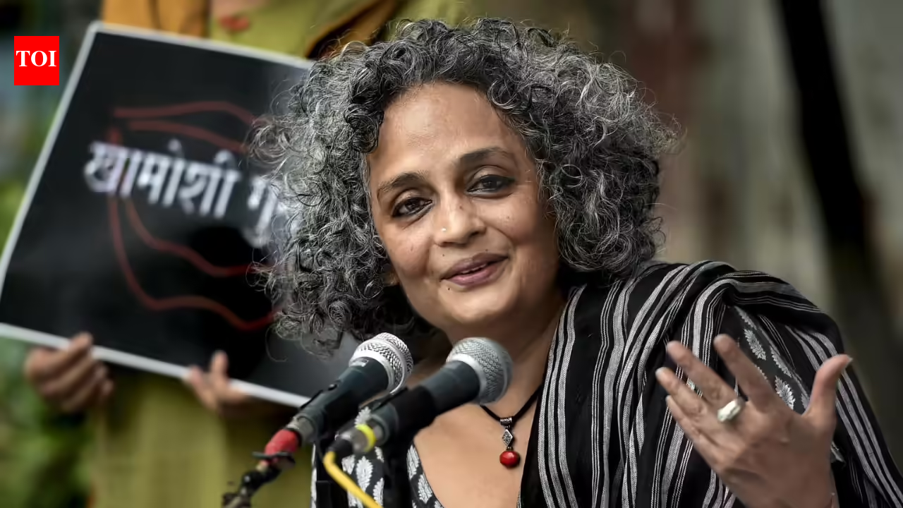Arundhati Roy (File photos) NEW DELHI: Author Arundhati Roy has announced that she will not attend the Berlin International Film Festival (Berlinale), where a film she wrote nearly four decades ago is scheduled to be screened in the festival’s Classics section. Roy’s screenplay In Which Annie Gives It Those Ones, written 38 years ago, was selected for screening at Berlinale 2026. In a statement released on Friday, she described the selection as meaningful on a personal level.“In Which Annie Gives It Those Ones, a whimsical film that I wrote 38 years ago, was selected to be screened under the Classics section at the Berlinale 2026. There was something sweet and wonderful about this for me,” she said.However, Roy said she had been grappling with broader political concerns related to Germany’s stance on Palestine, even as she acknowledged the support she has received from German audiences in the past. “Although I have been profoundly disturbed by the positions taken by the German government and various German cultural institutions on Palestine, I have always received political solidarity when I have spoken to German audiences about my views on the genocide in Gaza. This is what made it possible for me to think of attending the screening of Annie at the Berlinale.”Her decision not to attend, she said, followed remarks made by members of the Berlinale jury earlier on Thursday. “This morning, like millions of people across the world, I heard the unconscionable statements made by members of the jury of the Berlin film festival when they were asked to comment about the genocide in Gaza. To hear them say that art should not be political is jaw-dropping. It is a way of shutting down a conversation about a crime against humanity even as it unfolds before us in real time—when artists, writers and filmmakers should be doing everything in their power to stop it.”Roy went on to state her position unequivocally: “Let me say this clearly: what has happened in Gaza, what continues to happen, is a genocide of the Palestinian people…” She also criticized prominent cultural figures for what she sees as their silence. “If the greatest filmmakers and artists of our time cannot stand up and say so, they should know that history will judge them. I am shocked and disgusted.”Concluding her statement, Roy announced her withdrawal from the event: “With deep regret, I must say that I will not be attending the Berlinale.”End of ArticleFollow Us On Social MediaVideos’Symbols Of British Empire’: PM Modi On North & South Block In 1st Address From Seva Teerth’Umar Bhar Yahi Bhool’: Yogi Adityanath Quotes Mirza Ghalib In UP Assembly To Target SP’s RecordBNP Demands Sheikh Hasina’s Extradition From India After Bangladesh Poll WinCongress Demands Union Minister Hardeep Puri Resignation Over Alleged Jeffrey Epstein Links RowPM Modi Speaks To BNP Chief Tarique Rahman, Congratulates On ‘Remarkable’ Bangladesh Poll Win6-Year-Old Dead, 5 Injured As Speeding Car Hits Pedestrians On Busy Lucknow Road; CCTV Shows HorrorKiren Rijiju Explains Why Modi Govt Paused Privilege Notice Against Rahul Gandhi After Dubey’s MoveTarique Rahman’s BNP Heads For Landslide In Bangladesh Election, Rivals Cry FoulPM Modi Unveils Seva Teerth, A New PMO Hub Marking Governance Shift In National Capital DelhiRafale To Be Built In India For The First Time Outside France After DAC Nod For 114 Fighter Jets123Photostories5 national parks in India that are excellent for birdwatchingTop 5 real estate hotspots in Noida to watch in 2026Seva Teerth opens doors: PM Modi launches new PMO complex in New Delhi – see picsAbs don’t equal healthy arteries: Doctor explains why appearance isn’t a health report card5 key features that make adventure bikes perfect for long-distance touring5 ways to remove pesticides from grapes and strawberries, tips for storage, and easy dishesFrom built-in air conditioners to radar ears: 5 animals with the weirdest ears and how they use themValentine’s Day 2026: 7 romantic red cocktails for Valentine’s Day celebrationFrom Titan Arum to Bulbophyllum Phalaenopsis: 7 worst smelling flowers of the worldDid you know Shahid Kapoor was rejected 100 times before his debut in ‘Ishq Vishk’? 6 lesser-known facts about ‘O Romeo’ actor123Hot PicksIT Stocks CrashGold Silver PricesBangladesh Election ResultsTelangana Municipal Elections ResultsIncome Tax CalculatorPublic holidays February 2026Bank Holidays februaryTop TrendingMarvel Rivals Season 6.5 Release dateErika KirkBad BunnyCatherine Polli Net WorthSeahawks Super Bowl paradeKayla NicoleAnthony JoshuaChloe KimCardi BMax Muncy