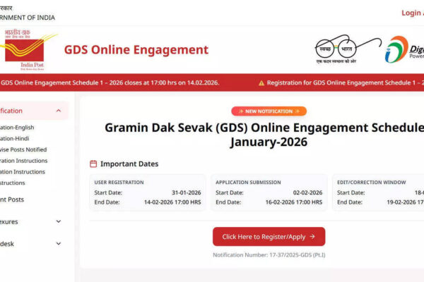 India Post GDS Recruitment 2026: Last date to apply online today for 28,636 posts; direct link here