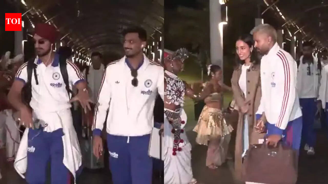 Watch: Hardik Pandya spotted with girlfriend Mahieka; Arshdeep Singh steals the show on India’s arrival in Colombo