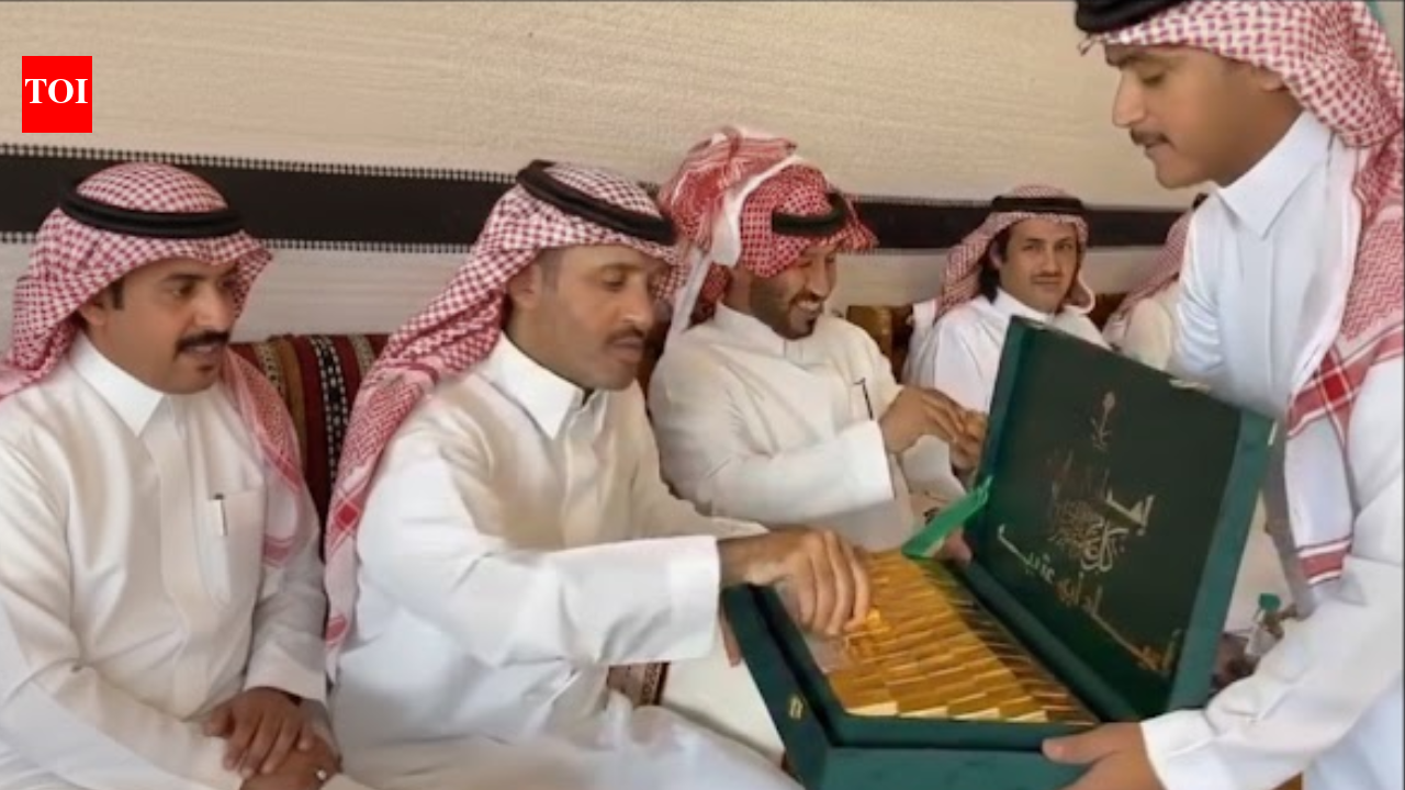 ‘Gold Bars’ at Saudi wedding? What looked like 24-carat gifts was something else | World News