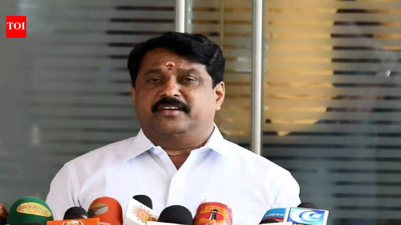 Tamil Nadu BJP chief Nainar Nagendran (File photo) NEW DELHI: Tamil Nadu’s ruling Dravida Munnetra Kazhagam (DMK) on Saturday responded sharply to alleged objectionable comments made by state BJP president Nainar Nagendran about actor-politician Vijay and actor Trisha.DMK MP Kanimozhi NVN Somu condemned the remarks, calling it “uncivilised” to target the personal lives of those engaged in active politics. She also criticised women leaders in the Tamil Nadu BJP for not speaking out against Nagendran. ‘To Remove Corrupt DMK’: TTV Dhinakaran Meets Goyal As AMMK Rejoins NDA Ahead Of Tamil Nadu Polls “Criticising the personal life of someone involved in politics in the public sphere is uncivilised. Moreover, speaking in a way that degrades the dignity and honour of a woman who has no connection to politics is an act that tarnishes womanhood. For Mr Nainar Nagendran, the female leaders in the BJP remaining silent without condemning this is an injustice,” Kanimozhi posted on X.Another DMK MP, Tamizhachi Thangapandian, also criticised Nagendran, saying it was “unbecoming” of the Tamil Nadu unit president of a party that leads the Union government to make disparaging remarks about a woman expressing political views while travelling in public. She added that civilised politics requires treating women with “dignity and respect.”“It is not seemly for the Tamil Nadu state president of the party ruling India to speak disparagingly about a woman travelling in public while expressing political opinions. Speaking of and treating women with dignity is what constitutes civilised politics,” Thangapandian wrote on X.The controversy erupted after Nagendran commented on Vijay’s recent rally in Salem. Referring to the actor’s lack of political experience, he suggested that Vijay should focus on his family and “come out of actor Trisha.”Vijay, who founded and heads the Tamilaga Vettri Kazhagam (TVK), earlier addressed supporters in Salem ahead of the 2026 Tamil Nadu assembly elections. He said that while his party may lack political experience, it does not have “experience in corruption.”“Other than scamming experience, what are the other qualities do the people who question my experience have? We don’t have experience, yes. We don’t have experience in looting,” he said, in an attack on the DMK.His remarks followed Tamil Nadu and DMK supremo chief minister MK Stalin announcing that Rs 5,000 had been credited to women beneficiaries under the Kalaignar Women’s Rights Scheme. Vijay criticised the financial assistance, describing it as a “lure” rather than a genuine welfare measure.(With ANI inputs)About the AuthorTOI News DeskThe TOI News Desk comprises a dedicated and tireless team of journalists who operate around the clock to deliver the most current and comprehensive news and updates to the readers of The Times of India worldwide. With an unwavering commitment to excellence in journalism, our team is at the forefront of gathering, verifying, and presenting breaking news, in-depth analysis, and insightful reports on a wide range of topics. The TOI News Desk is your trusted source for staying informed and connected to the ever-evolving global landscape, ensuring that our readers are equipped with the latest developments that matter most.”Read MoreEnd of ArticleFollow Us On Social MediaVideosRahul Gandhi Flags Dhaka Zero Duty Edge In US Trade Deal; Piyush Goyal Mounts Strong RebuttalDeadly Joyride: Teen Driving SUV At 160 Kmph Triggers Chain Crash In Bengaluru, 6 Students DeadEU Holds Back Laughter As US Credits Itself On Stopping India Pakistan War, Questions UN On KashmirPM Modi Makes Historic Landing At Dibrugarh ELF, Rafale And Sukhoi Jets Mark India’s Strategic PushPM Modi Opens Kumar Bhaskar Varma Setu, Rs 3000 Crore Bridge Cuts Guwahati Travel Time To 7 Minutes’Global South To Decide Next World Order’: Stubb And Rubio Signal Shift, Echoe India’s World View’New World Order Emerging, India Ready To Lead As Global Growth Engine’, Says PM Modi At ET SummitAll About Northeast’ First Emergency Landing Facility In Assam Which IAF Will Use During WarsIndian Nikhil Gupta Pleads Guilty Of Assassination Plot On Pannun, Sparks Fresh India-US TensionsFarmer Meet Video Sparks Row As Piyush Goyal, Shivraj Chouhan Counters Rahul Gandhi On US Trade Pact123PhotostoriesChef Sanjeev Kapoor’s homemade innovative pizza recipes that are a must tryUpcoming OTT movies and series releasing this week: ‘56 days’, ‘The Night Agent Season 3’, and more160kmph on 100kmph road: How a joyride ended in 7 fatalities in BengaluruMargot Robbie and Tom Ackerley’s love story: From ‘Suite Française’ to a happily ever after5 last-minute Valentine’s escapes you can still plan todayKareena Kapoor, Alia Bhatt’s Maharashtrian meal at Rujuta Diwekar’s home: Look what they ateParenting lessons from Lord Shiva and Goddess ParvatiYour brain needs workout too: Neurologist-recommended tips to train your brain like you train your bodyHow to make Lauki ka Kofta for weekend lunch at homeHome loan EMI vs rent payment: Which is financially wiser?123Hot PicksIT Stocks CrashGold Silver PricesBangladesh Election ResultsTelangana Municipal Elections ResultsIncome Tax CalculatorPublic holidays February 2026Bank Holidays februaryTop TrendingPatrick MahomesBad BunnyJosh MorrisseyJutta LeerdamAuston MatthewsKayla NicoleAnthony JoshuaChris PaulDarron LeeKyle Busch Net Worth