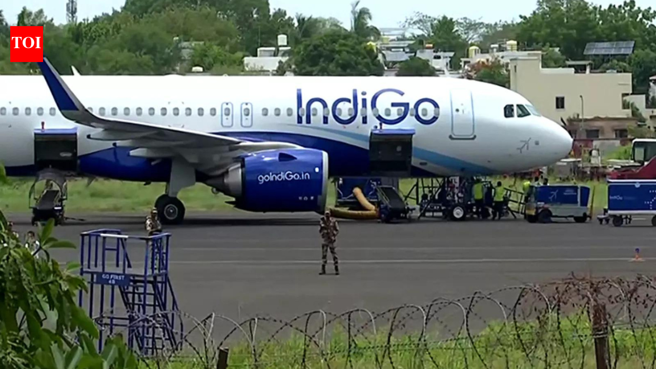 Image/PTI NEW DELHI: A bomb threat was reported on an IndiGo flight operating from Dibrugarh to Kolkata on Saturday evening after a suspicious message was found inside the aircraft.The threat, reportedly written with lipstick inside the aircraft’s toilet, was discovered onboard IndiGo flight 6E6894 (Airbus A-320) bound for Netaji Subhas Chandra Bose International Airport. The aircraft landed safely at 7:37 pm and authorities immediately moved it to the isolation bay in accordance with established security protocols. All passengers were safely deboarded, Kolkata airport officials confirmed.This comes hours after a similar bomb scare was reported on an IndiGo flight scheduled to operate from Kolkata to Shillong earlier in the day.According to the airline, a security threat was noticed onboard flight 6E 7304 during boarding at Kolkata airport on February 14. Crew members found a piece of paper inside the aircraft’s toilet compartment stating that there was a bomb onboard. Authorities immediately evacuated passengers and shifted the aircraft to an isolation bay for detailed inspection.An IndiGo spokesperson said the airline informed the relevant authorities without delay and followed standard operating procedures. “Following the Standard Operating Procedure (SOP), we informed the relevant authorities immediately and are fully cooperating with them in carrying out the necessary security checks.We regret the inconvenience caused to our customers. As always, the safety and security of our customers, crew and aircraft are our topmost priorities,” the statement said.Airport authorities confirmed that security checks were carried out as per protocol.About the AuthorTOI News DeskThe TOI News Desk comprises a dedicated and tireless team of journalists who operate around the clock to deliver the most current and comprehensive news and updates to the readers of The Times of India worldwide. With an unwavering commitment to excellence in journalism, our team is at the forefront of gathering, verifying, and presenting breaking news, in-depth analysis, and insightful reports on a wide range of topics. The TOI News Desk is your trusted source for staying informed and connected to the ever-evolving global landscape, ensuring that our readers are equipped with the latest developments that matter most.”Read MoreEnd of ArticleFollow Us On Social MediaVideosIn Munich, Jaishankar Backs Multipolar Order, EU FTA And UNSC Reform, Calls For Agile Foreign Policy’Alliances Fluid, Might Rising’: CDS Gen Anil Chauhan Warns India Must Prepare To Act IndependentlyMetro Line-4 Viaduct Part Collapses In Mulund, One Killed, Three Injured“Congress Failed The Northeast” PM Modi Slams Congress Over Assam’s GrowthRahul Gandhi Flags Dhaka Zero Duty Edge In US Trade Deal; Piyush Goyal Mounts Strong RebuttalDeadly Joyride: Teen Driving SUV At 160 Kmph Triggers Chain Crash In Bengaluru, 6 Students DeadEU Holds Back Laughter As US Credits Itself On Stopping India Pakistan War, Questions UN On KashmirPM Modi Makes Historic Landing At Dibrugarh ELF, Rafale And Sukhoi Jets Mark India’s Strategic PushPM Modi Opens Kumar Bhaskar Varma Setu, Rs 3000 Crore Bridge Cuts Guwahati Travel Time To 7 Minutes’Global South To Decide Next World Order’: Stubb And Rubio Signal Shift, Echoe India’s World View123PhotostoriesTop 5 Margot Robbie movies that are a must-watch on OTT5 invisible AI features in modern luxury cars that drivers rarely noticeAfter Shahid Kapoor led ‘O’Romeo,’ 6 Bollywood gangster films to stream on OTT that are inspired by the underworldMargot Robbie’s most iconic on-screen looks: Gothic lore, barbiecore and beyond5 famous global fabrics you didn’t know were originally IndianMaha Shivratri 2026: How to make Sabudana Tikki for evening snackingHistoric touchdown in Assam: PM Modi lands at Northeast’s first highway ELF; IAF stages aerial show — In picsTop 5 real estate hotspots in Navi Mumbai driving investment and residential demand in 2026From Kapil Sharma to Krushna Abhishek- Richest Indian comedians and their net worthHow RERA ensures transparency in Real Estate transactions123Hot PicksIT Stocks CrashGold Silver PricesBangladesh Election ResultsTelangana Municipal Elections ResultsIncome Tax CalculatorPublic holidays February 2026Bank Holidays februaryTop TrendingPatrick MahomesBad BunnyJosh MorrisseyJutta LeerdamAuston MatthewsKayla NicoleAnthony JoshuaChris PaulDarron LeeKyle Busch Net Worth