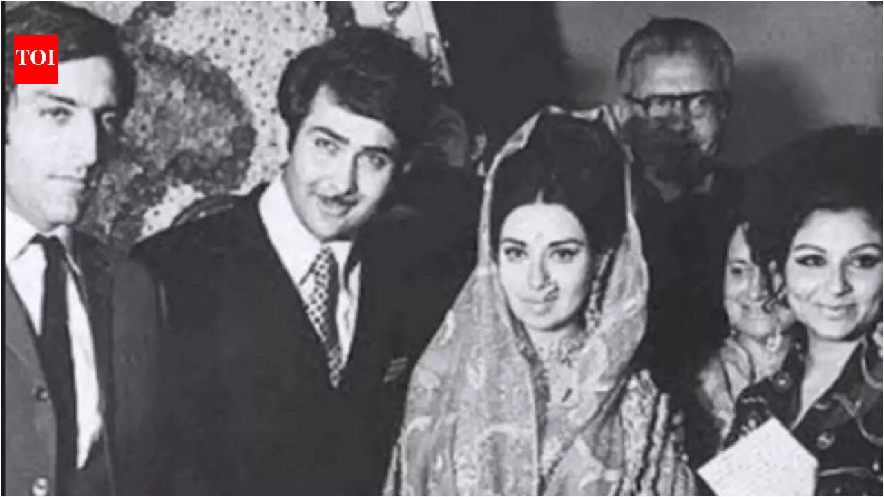 Saba Pataudi posts RARE wedding picture of Randhir Kapoor and Babita, wishes happy birthday – see post