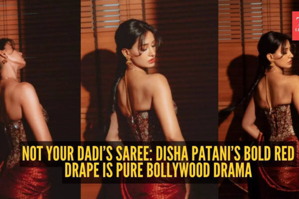 ₹5.5 lakh red saree and a corset twist: Disha Patani just rewrote desi glam rules