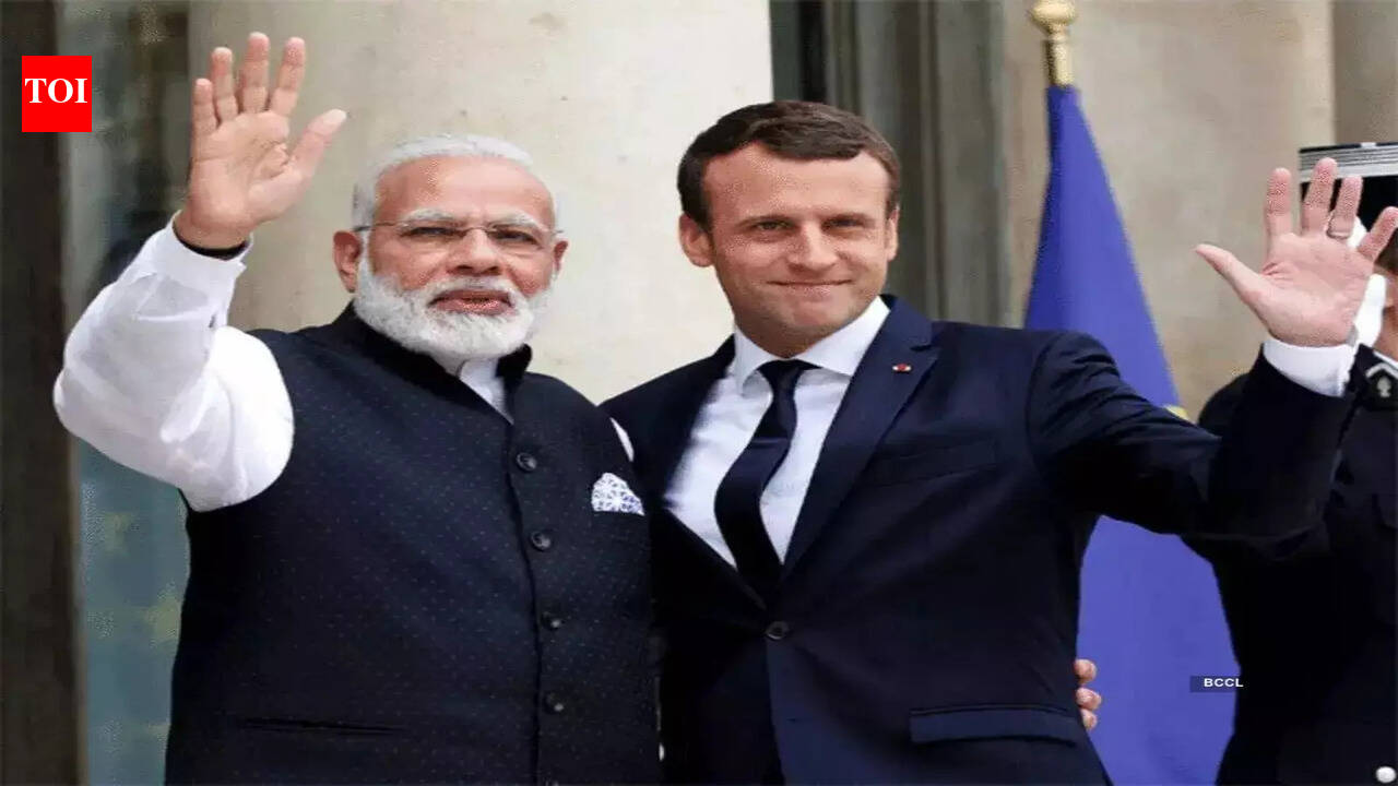 Narendra Modi, Emmanuel Macron (File photo) NEW DELHI: India and France will look to further upgrade their defence, trade and technology ties as PM Narendra Modi hosts French President Emmanuel Macron for a bilateral meeting in Mumbai on Tuesday. During his three-day visit to India, Macron will also participate in the AI summit in Delhi on Thursday.Official sources said close to a dozen agreements/MoUs are likely to be signed after the bilateral meeting in areas like defence, trade, skilling, health, and supply chains. In Mumbai, the leaders will jointly inaugurate the India-France Year of Innovation which will be celebrated through 2026 in both countries, according to the ministry of external affairs. The India-France Year of Innovation and Cultural Commemoration will be held at the Gateway of India on Tuesday evening.The Indian govt had last week approved a proposal to procure 114 Rafale fighter jets under a govt-to-govt framework from France. India and France will also hold on Tuesday the 6th Annual Defence Dialogue in Bengaluru that is expected to see the renewal of their defence cooperation agreement for another 10 years. Discussions are also likely to focus on greater cooperation involving air and maritime assets, in line with the ambitious Defence Industrial Roadmap agreed to in 2024.Both leaders will also look to discuss regional and global issues, including the Russia-Ukraine war, the situation in Gaza and the Indo-Pacific region where India sees France as an indispensable partner. With uncertainty looming over Quad, the partnership with France, a resident power in the Indian Ocean, has become even more significant for India.According to Indian authorities, both leaders will hold discussions on strengthening bilateral cooperation across a wide spectrum of areas as enshrined in the Horizon 2047 Roadmap that was adopted three years ago, setting the course for bilateral cooperation over the next 25 years. Macron’s participation in the AI summit in India follows his co-chairing with Modi the same summit in France last year.Both leaders had then stressed their common commitment to concrete actions to ensure that the global AI sector can drive social, economic and environmental outcomes in public interest. They are also expected to review progress on the India-France Roadmap on AI, rooted in the “philosophical convergence” in their approaches focusing on the development of safe, open, secure and trustworthy artificial intelligence. The roadmap had been launched last year during Modi’s visit to France.End of ArticleFollow Us On Social MediaVideosUnion Minister Vaishnaw Details India’s Measures To Handle Deepfake Threats‘Crucial Role For India In AI Governance’: Duncan Cass-Beggs At AI SummitFarewell Address To Nation: Yunus Steps Down Before BNP Takes Charge In DhakaMega AI Summit In Delhi, 20 Heads Of State To Attend; Which Names Figure In New Epstein Files Dump?’From 25 Years To 5’ Rajnath Singh Pushes DRDO With 5-Year Ultimatum On 5th And 6th Gen EnginesIndian Team To Visit US Next Week To Finalise Trade Deal Framework As Govt Faces Opposition Fire’AI Works On Data, Humans Create The Unseen’: CBFC Chairman Prasoon Joshi At AI Impact Summit 2026″Pierce Brosnan To Play Me?” Karti Chidambaram Jokes Amid Dhurandhar Buzz“India Must Move Fast In Ai Era”: Chief Economic Adviser Calls For Structural Reforms’AI Will Create More Than It Destroys’: Microsoft India Chief Puneet Chandok Predicts 3-Year Rise123PhotostoriesBhabiji Ghar Par Hain: From Aasif Sheikh to Shilpa Shinde; A look at the cast’s per-episode feesHow to make traditional Lasuni Dal Tadka for lunch at homeSivakarthikeyan birthday special: From ‘Velaikkaran’ to ‘Hero’ – films to stream on OTT5 animals that thrive on both land and water, and where to spot themT20 World Cup Special: How to make Ishan Kishan’s favourite Chilli Paneer & Garam ParathaFrom Vada Pav to Pumpkin Chicken Curry: 10 comforting dishes that Sachin Tendulkar loves to eat8 popular types of motorbikes and their uses8 comforting steamed egg dishes to try from around the world7 stunning colour-changing birds found around the worldBefore fame, THIS Bollywood comedian worked as a factory tailor, tragedy struck when his wife died minutes after childbirth123Hot PicksBengal election commissionGold Silver PricesSaudi Labour Law ViolationVB-G RAM G schemeIncome Tax CalculatorPublic holidays February 2026Bank Holidays februaryTop TrendingLas Vegas TragedyKayla NicoleCosta RicaJutta LeerdamStefon DiggsKayla NicoleSan Jose SharksBrandon BussiCandace OwensJake Paul Fiance