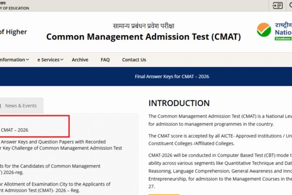 CMAT 2026 final answer key released at cmat.nta.nic.in: Check direct link to download here